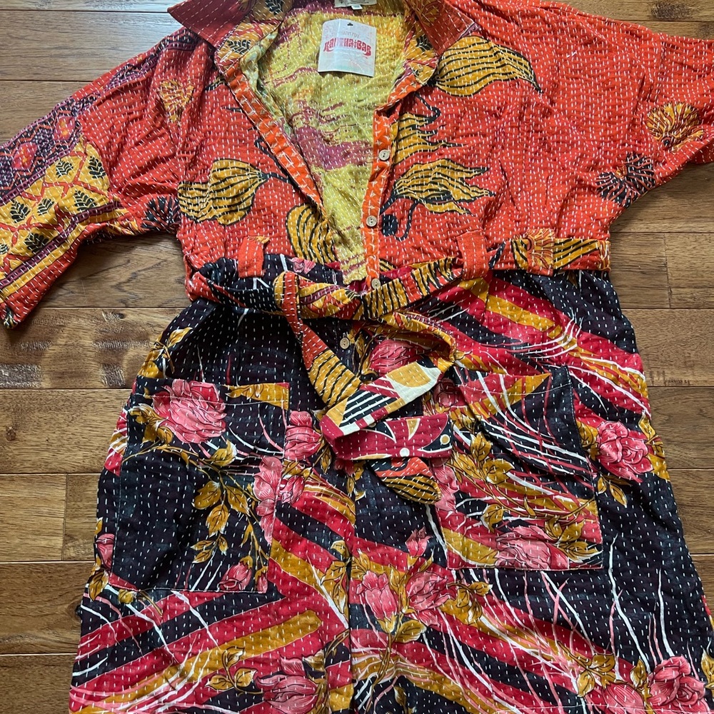 Kantha bae one size fits all short one piece- gorgeous colors!